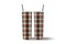 #671 CLEAR- 20oz -Christmas Plaid 9.4" x 8" Pattern Vinyl Wrap